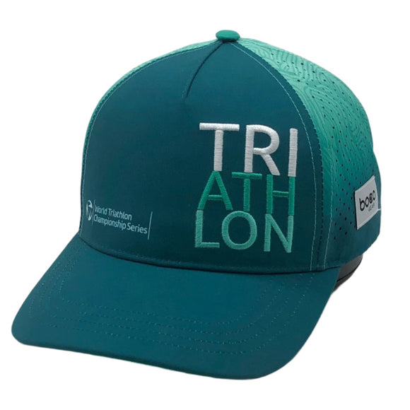 WTCS TRI-ATH-LON Teal BOCO Running Trucker