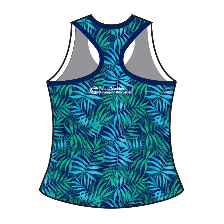 WTCS Green Rainforest Bella Singlet – World Triathlon Official