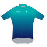 WTCF Teal Fade Cycling Jersey