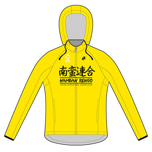 Namban Fleece Lined Windbreaker Jacket - yellow