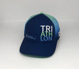 TRI-ATH-LON Blue BOCO Running Trucker Cap