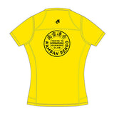 Namban Women's Short Sleeve Run Top - Yellow